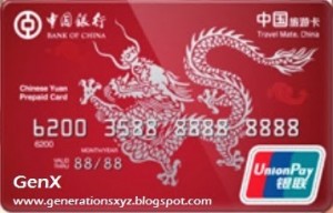 Bank of China UnionPay Prepaid Card